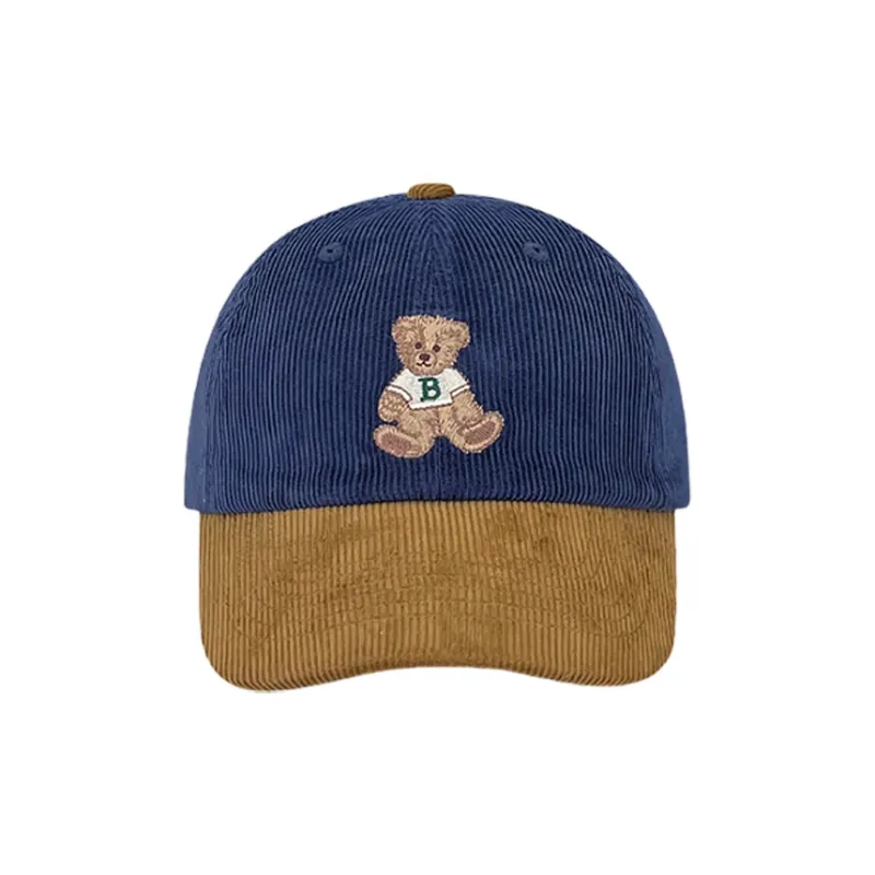 Lanza Corduroy Baseball Caps Unisex-1