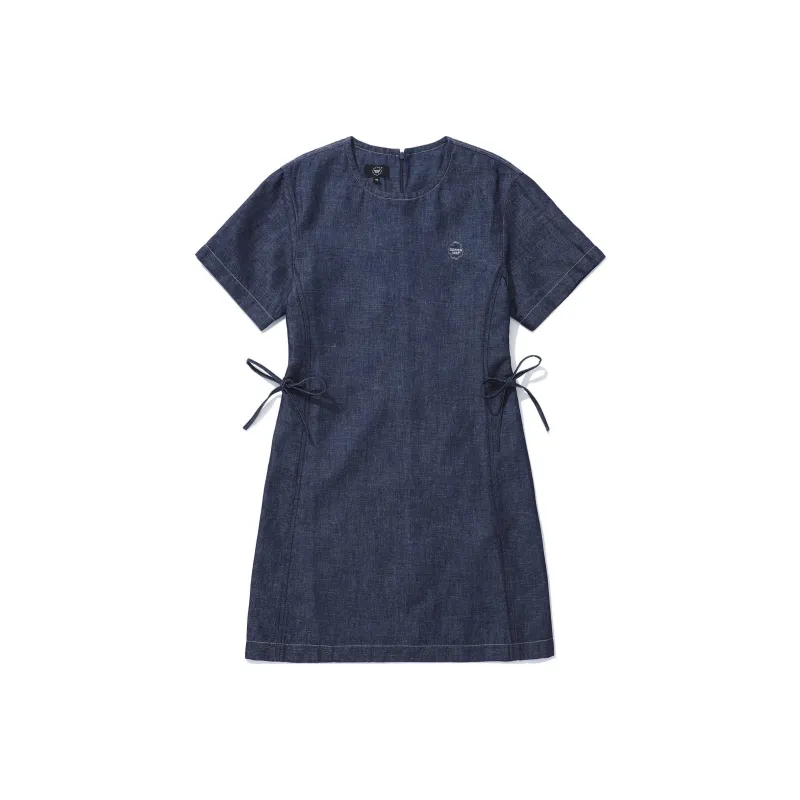 COVERNAT SS24 Short Sleeved Dress Women's Indigo-0