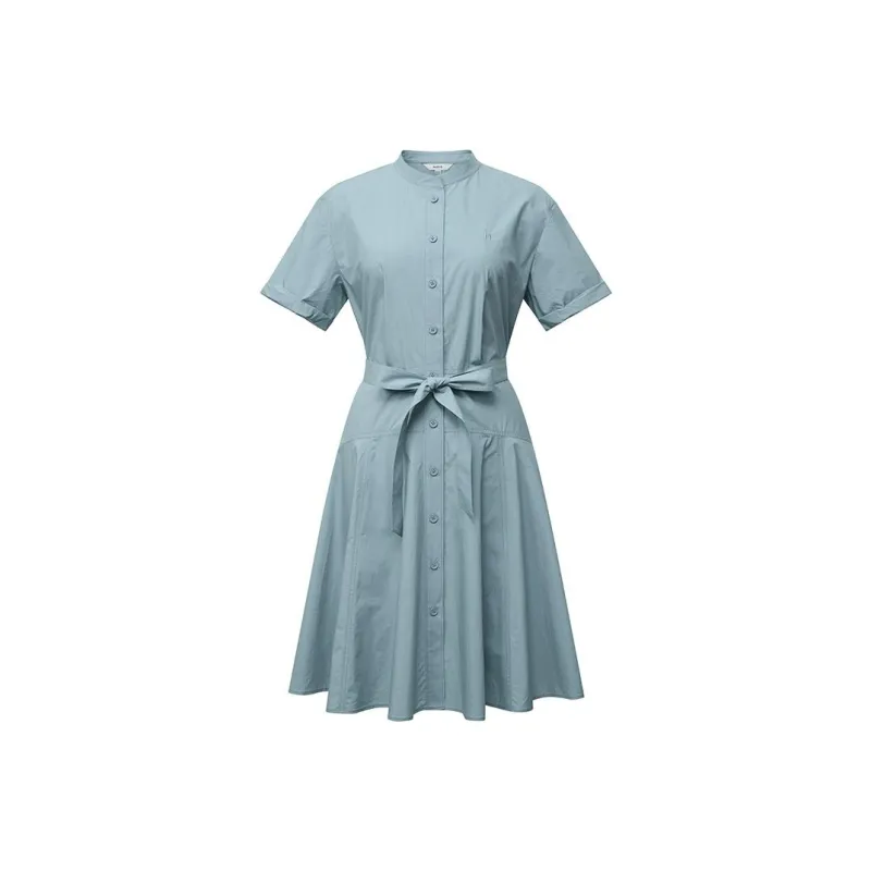 HAZZYS Short Sleeved Dresses Women's Light Blue-0