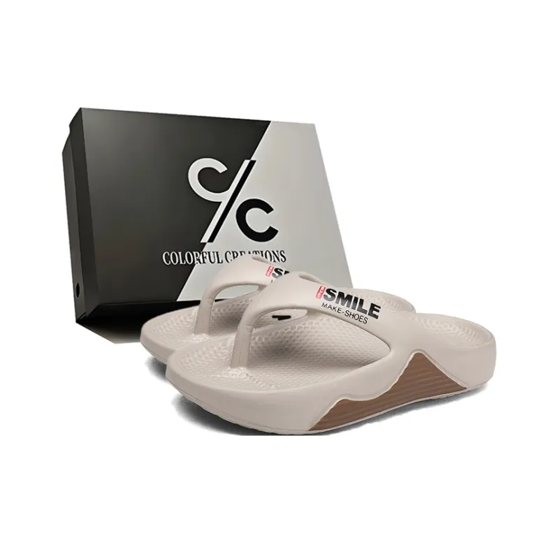 Colorful Creations EVA Quiet Odor Resistant Abrasion Resistant Slip Resistant Massage Flip Flops Men's Box-5