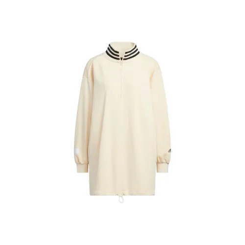 Adidas Long-Sleeved Dresses Women's Malted Yellow