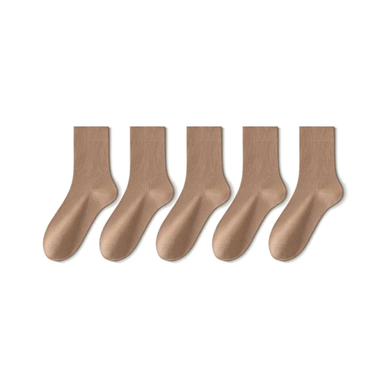 LUOLIAN Mid Calf Socks Women's 5 Pack-13