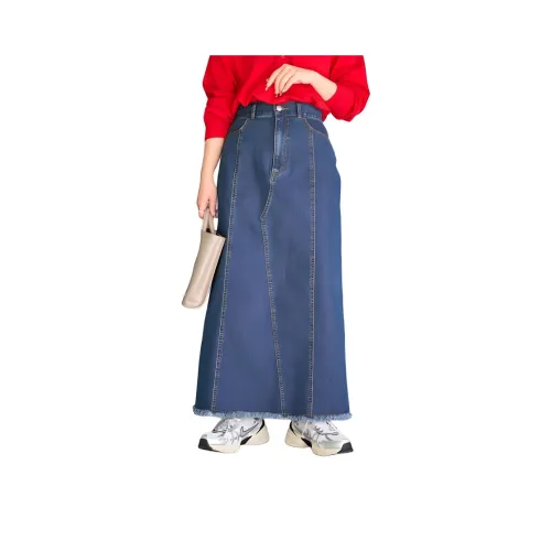 FREAK'S STORE Denim Long Skirt Women's Blue