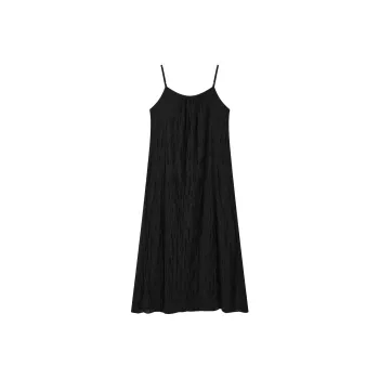 THE SEA LIFE Slip Dress Women's Black Mage