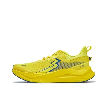361° Cushioning, Slip Resistant, And Abrasion Resistant Low Top Casual Running Shoes Unisex Acid Yellow