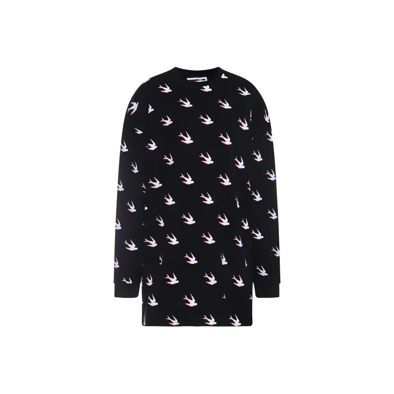 McQ Alexander McQueen Long Sleeved Dress Women's Black-0