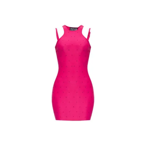 VERSACE JEANS Sleeveless Dress Women's Pink