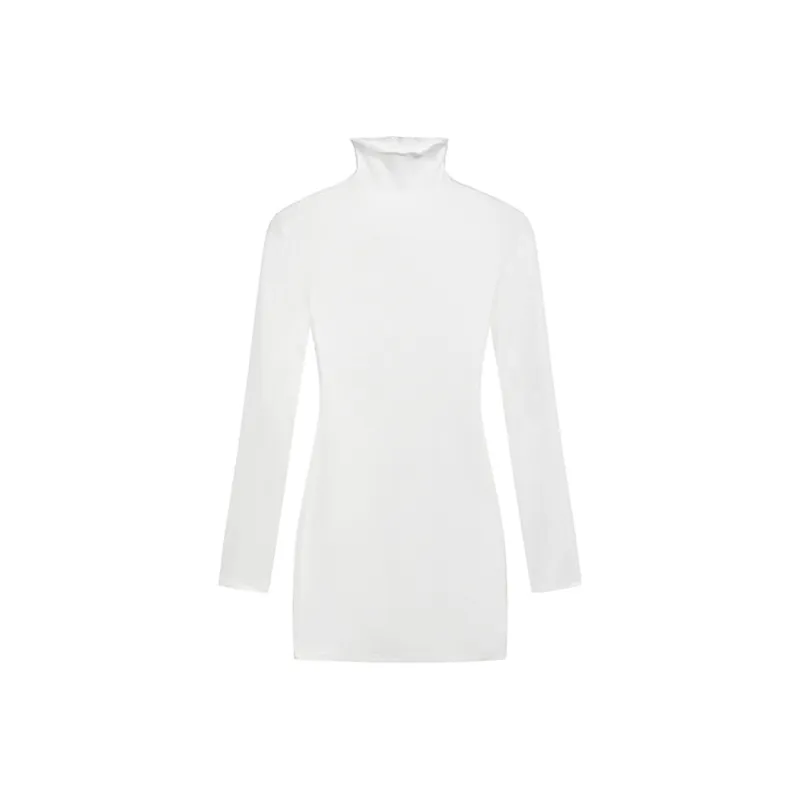 AFGGD Long Sleeved Dresses Women's-4