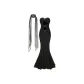 Black, Includes Ribbon