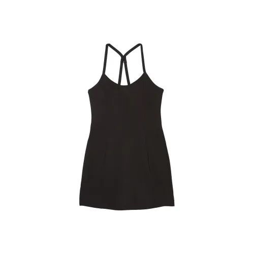 Victoria's Secret PINK ULTIMATE ACTIVE DRESS /Pure Black Slip Dresses Women's Pure Black