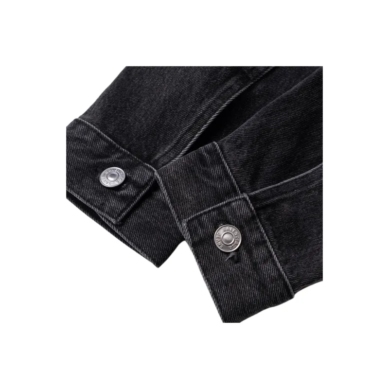 Balenciaga Denim Jacket Regular Fit Men's Black-6