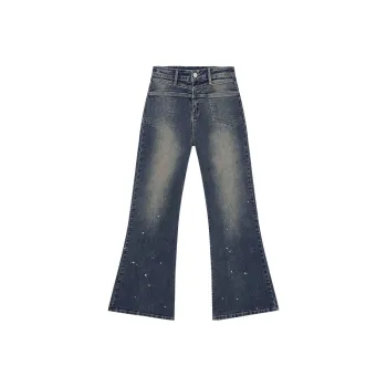 MEETLADY Jeans Women's Vintage Blue