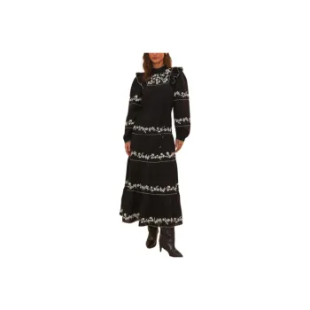 FARM RIO Long-Sleeved Dresses Women's Black