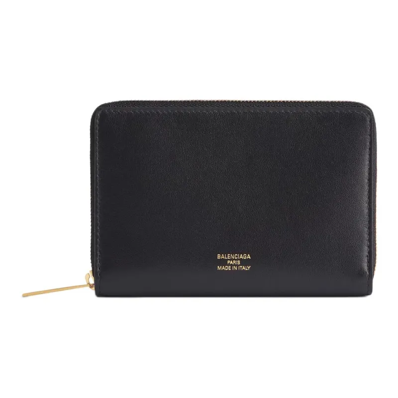 Balenciaga Calfskin Key Pouch Women's Black-0