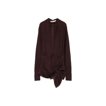 Christopher Esber Tie fastening Wrap Mini Dress