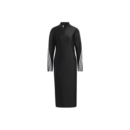 Adidas x YANGGUIDONG LIANMINGKUAN Samuel Gui Yang Dress Long Sleeved Dresses Women
s Black