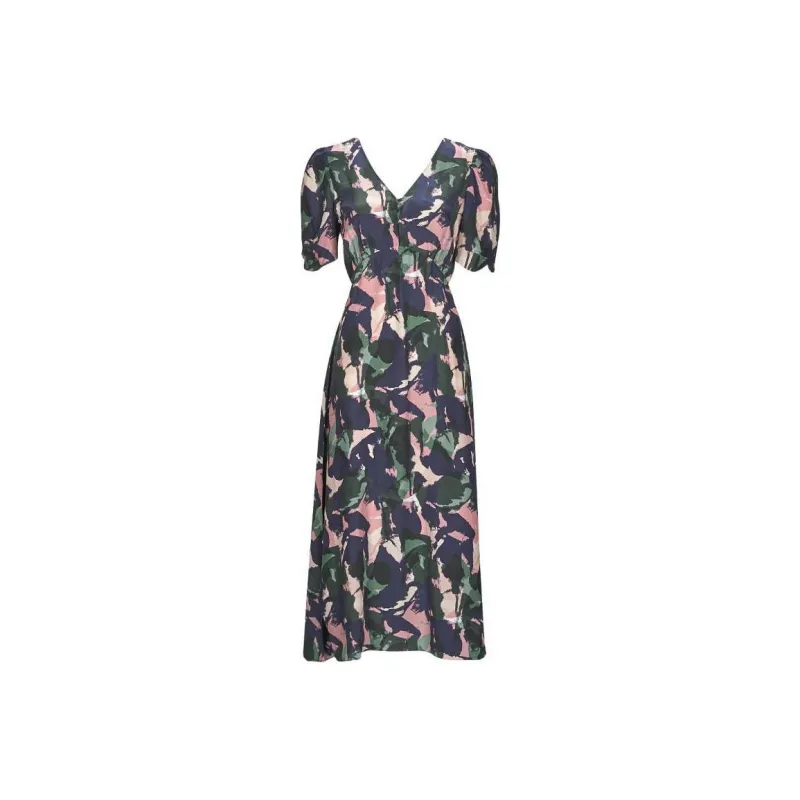 HUGO BOSS Short Sleeved Dress Women's Multicolor-0