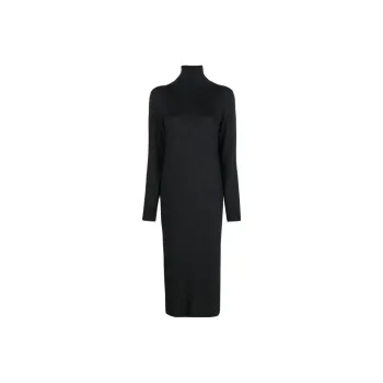 PAROSH Long-Sleeved Dresses Women's Black