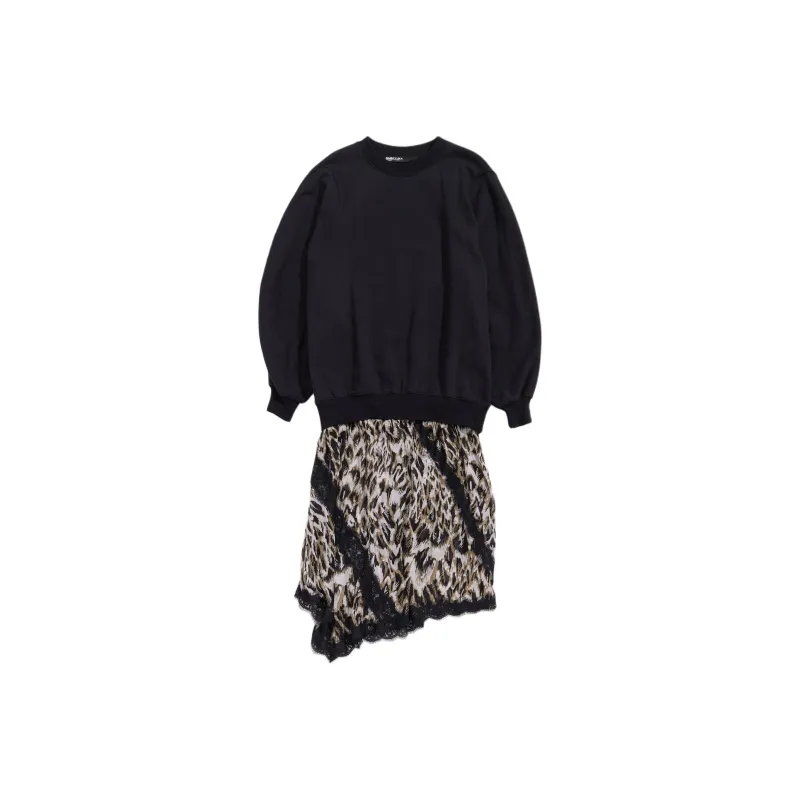 Bimba Y Lola Plumancha print Sweatshirt Dress-0