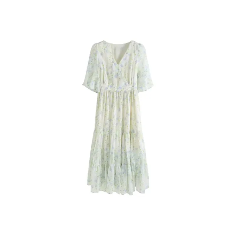 HUASJ Short Sleeved Dresses Women's Image Color-0