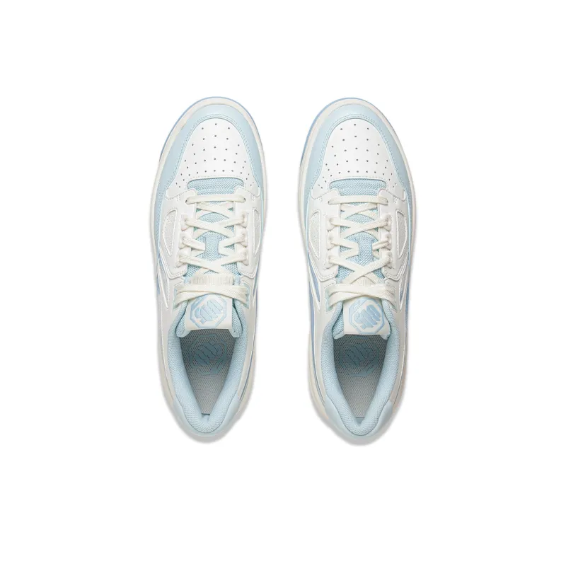 LiNing New Arrival Anti Slip Wear Resistant Low Top Skateboard Shoes Unisex White Blue-3