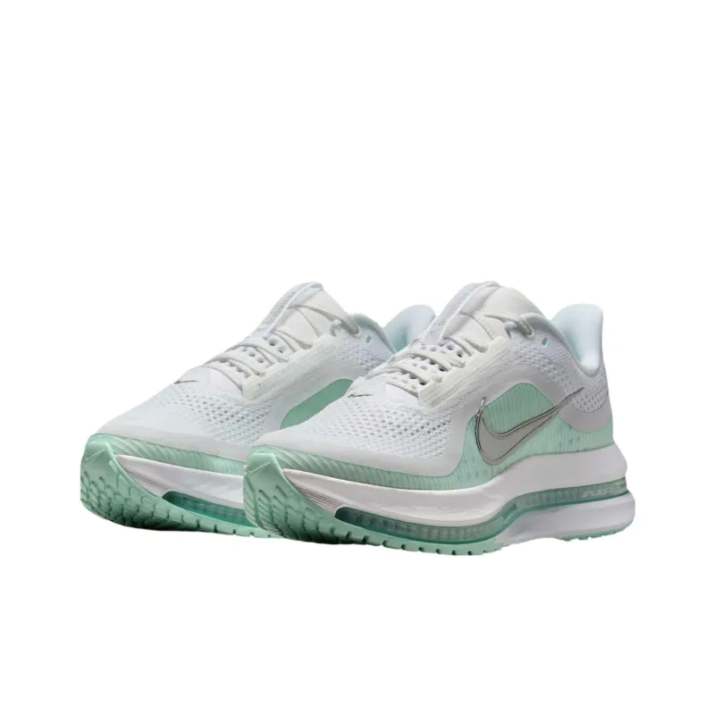 Nike Pegasus Premium Anti Slip Wear Resistant Low Top Running Shoes Women's White Green-2