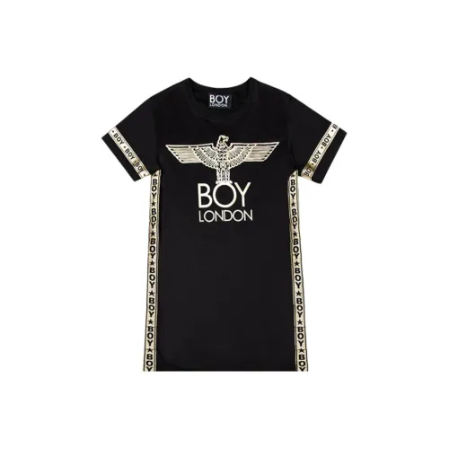 Boy London Short Sleeved Dress Women's Black