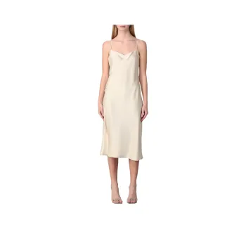 THEORY Slip Dress Women's Cream