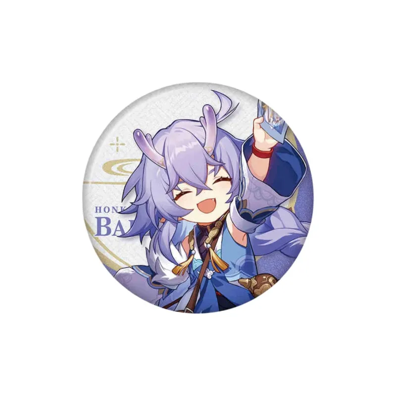 Crash Star Dome Railway x MIHOYO Dan Heng Drinking Moon, Jing Yuan Train Journey Collection Badges-3