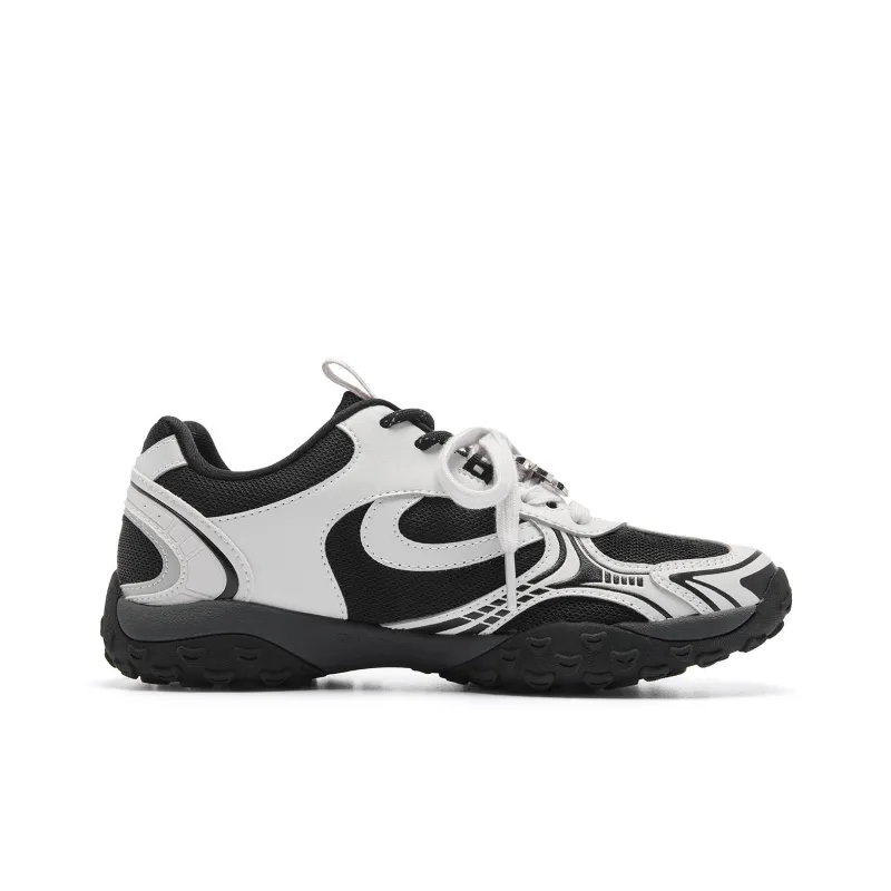 QIAODAN Abrasion Resistant Breathable Low Top Casual Shoes Women's Gray Black-1