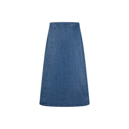 tommy high Hilfiger Denim Long Skirt Women's Denim Blue