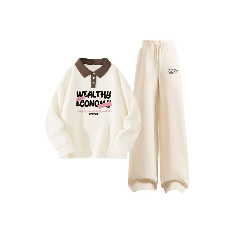 MINISO Sweatshirt Sets Women's-6