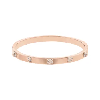 Swarovski Crystal Bangles Unisex Rose Gold