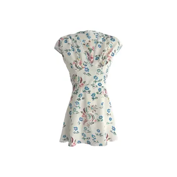Manekniv Short Sleeved Dress Women's Floral