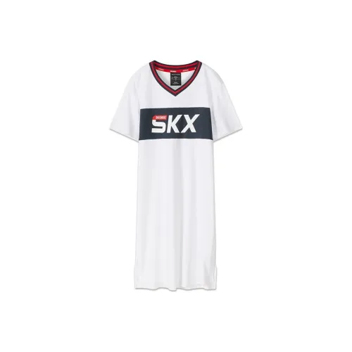 Skechers Short-Sleeved Dresses Women's Bright White