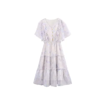 A Paradise For Awakening Short Sleeved Dress Women's