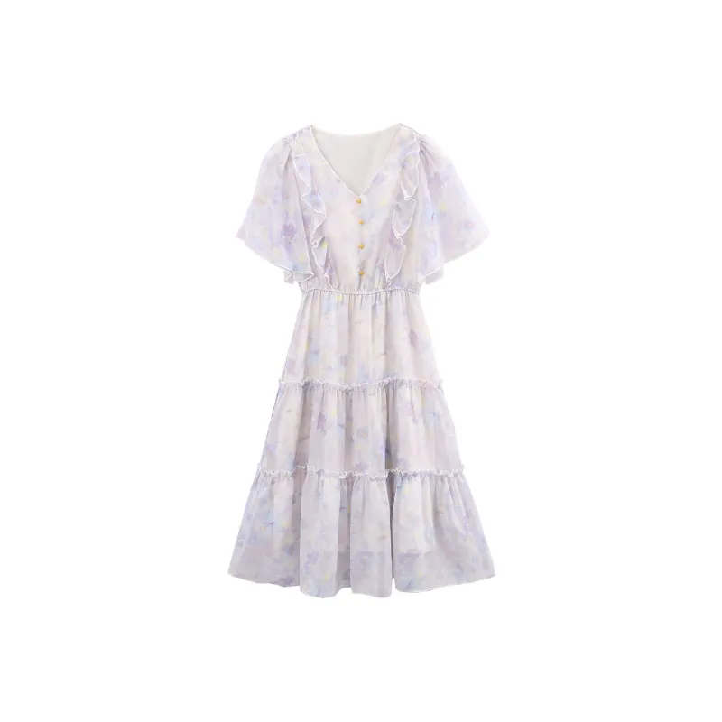 A Paradise For Awakening Short Sleeved Dress Women's-0