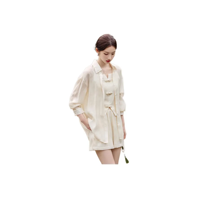 XWI Casual Suit Women's Beige Apricot-0