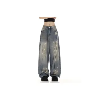 ADOONGA Jeans Women's Vintage Blue