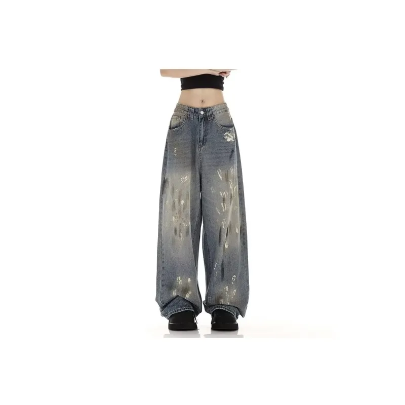 ADOONGA Jeans Women's Vintage Blue-0