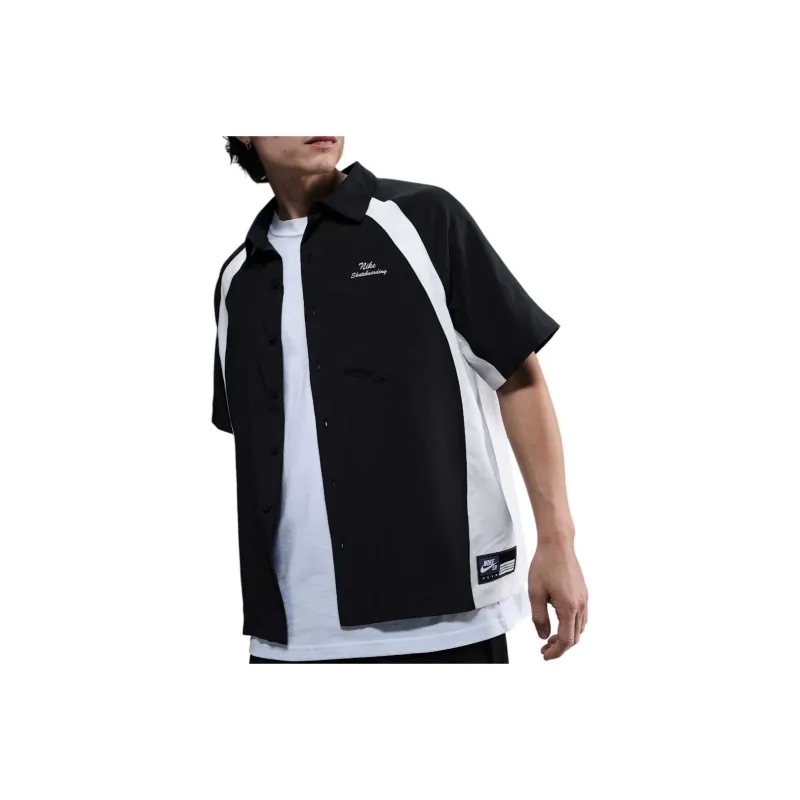Nike Sb Dri FIT Woven Short Sleeve Bowler Shirt-0