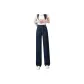 Vintage Dark Blue Ankle-Length