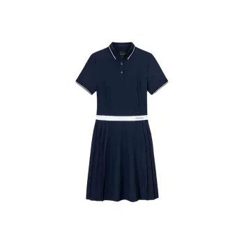 Anta Variety Training Collection Short Sleeved Dress Women's Midnight Blue