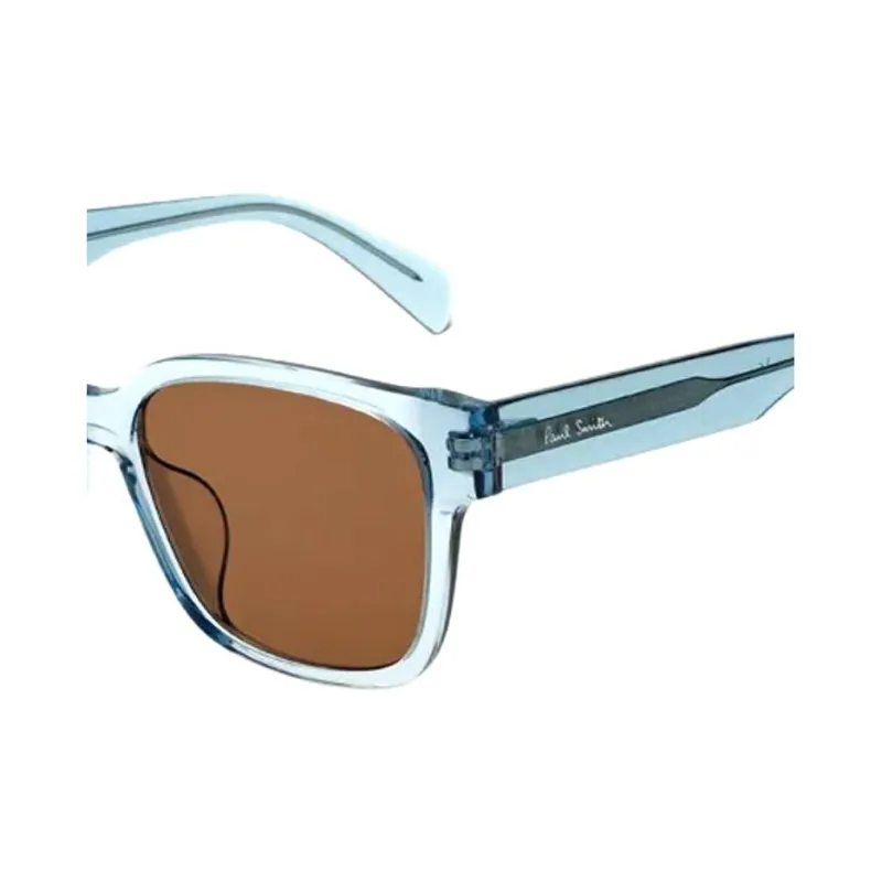 Paul Smith Plate Frame Square Sunglasses Unisex Blue-1