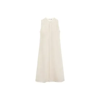 ZARA Sleeveless Dress Women's Xiangzi Blue
