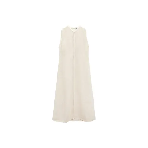 ZARA Sleeveless Dress Women's Xiangzi Blue