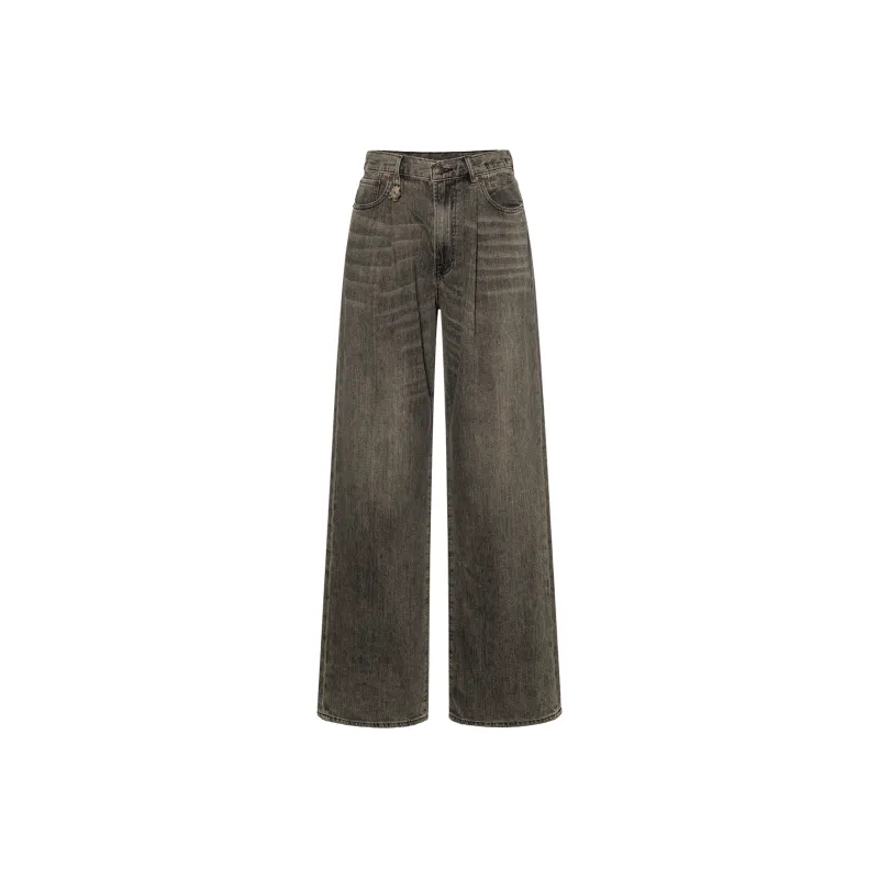 R13 Logo Patch Damon Jeans-0