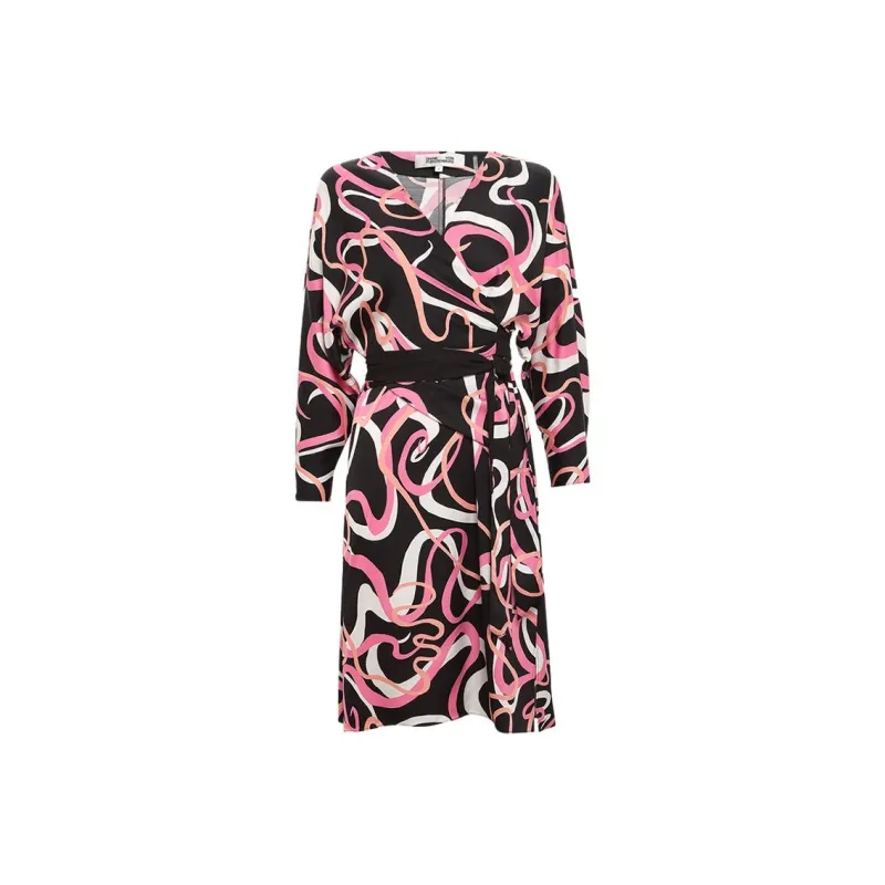 DVF Diane Von Furstenberg Mikah Faux wrap Dress-0