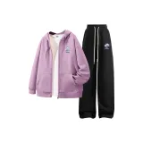 Taro Purple (Starry Sky Exploration Chest Logo)+Black (Starry Sky Exploration Pants Logo)