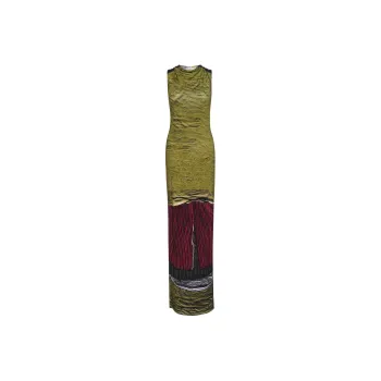 Miaou SELENA DRESS Sleeveless Dress Women's Red Green